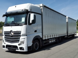 MERCEDES-BENZ ACTROS 2548 EURO 6 + přívěs SVAN CHT202 120m3