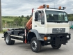MAN LE 14.220 4X4 BB EURO 3 hákový nosič s hydraulickou rukou