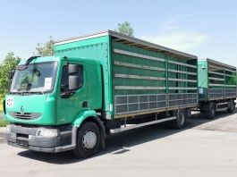 RENAULT Midlum 300.18 4X2 EURO 5 + přívěs PANAV PV018H
