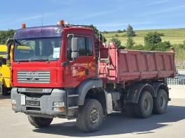 MAN TGA 26.400 6x6 BB EURO 4 sklápěč S3 BORDMATIC nástavba MEILLER KIPPER