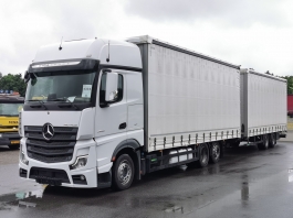 MERCEDES BENZ ACTROS 2548 LNR 6x2 EURO 6 + přívěs SVAN CHT202