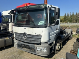 MERCEDES-BENZ ATEGO 1223 EURO 6 hákový nosič kontejnerů NEPOJÍZDNÉ - chybí řídící jednotka