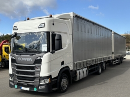 SCANIA R460 6X2 EURO 6 + přívěs WECON  souprava 120m3