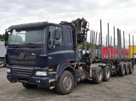 TATRA PHOENIX T158/II  EURO 5 s hydraulickou rukou + návěs UMIKOV NPK 39 pro přepravu dřeva