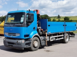 RENAULT Premium  370.19 PR 4X2 EURO 3 hydraulická ruka PK 10 000