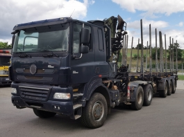 TATRA PHOENIX T158/II  EURO 5 s hydraulickou rukou - v TP vedeno jako traktor+ návěs UMIKOV NPK 39 pro přepravu dřeva